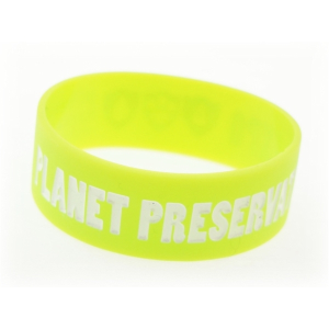 Broad Recycled Silicone Wrist Band