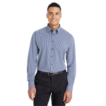 Devon & Jones® CrownLux Performance™Men's Tonal Mini Check Shirt