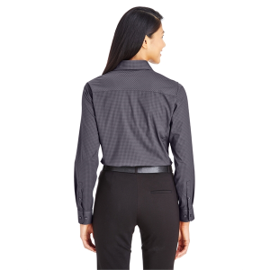 Devon & Jones CrownLux Performance™ Tonal Mini Check Shirt - Ladies'