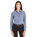 Devon & Jones CrownLux Performance™ Tonal Mini Check Shirt - Ladies'