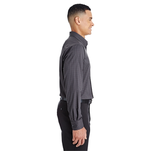 Devon & Jones® CrownLux Performance™Men's Tonal Mini Check Shirt