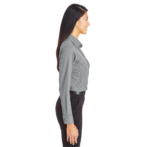 Devon & Jones CrownLux Performance™ Tonal Mini Check Shirt - Ladies'