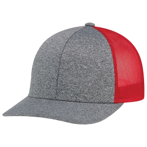Heather - 6 Panel Constructed Pro-Round (Mesh Back)