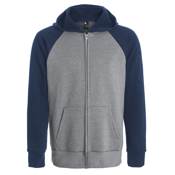 Unisex hooded full zip and raglan sleeve sweatshirt | Brand Blvd Inc ...