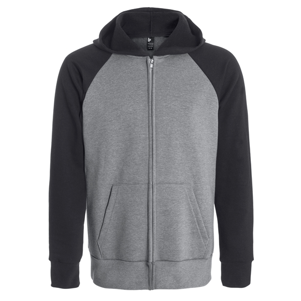 Unisex hooded full zip and raglan sleeve sweatshirt | Brand Blvd Inc ...
