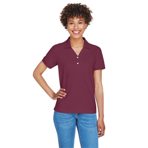 Devon & Jones Ladies' Pima Pique Y-Collar Polo